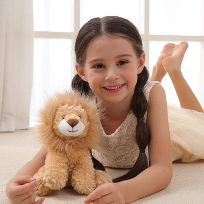 Toys Plush Yellow Plush Lion Soft Stuffed Animal for Kids 8''