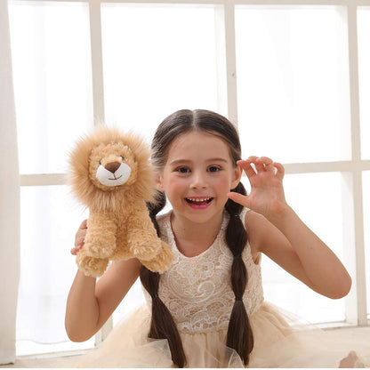 Toys Plush Yellow Plush Lion Soft Stuffed Animal for Kids 8''
