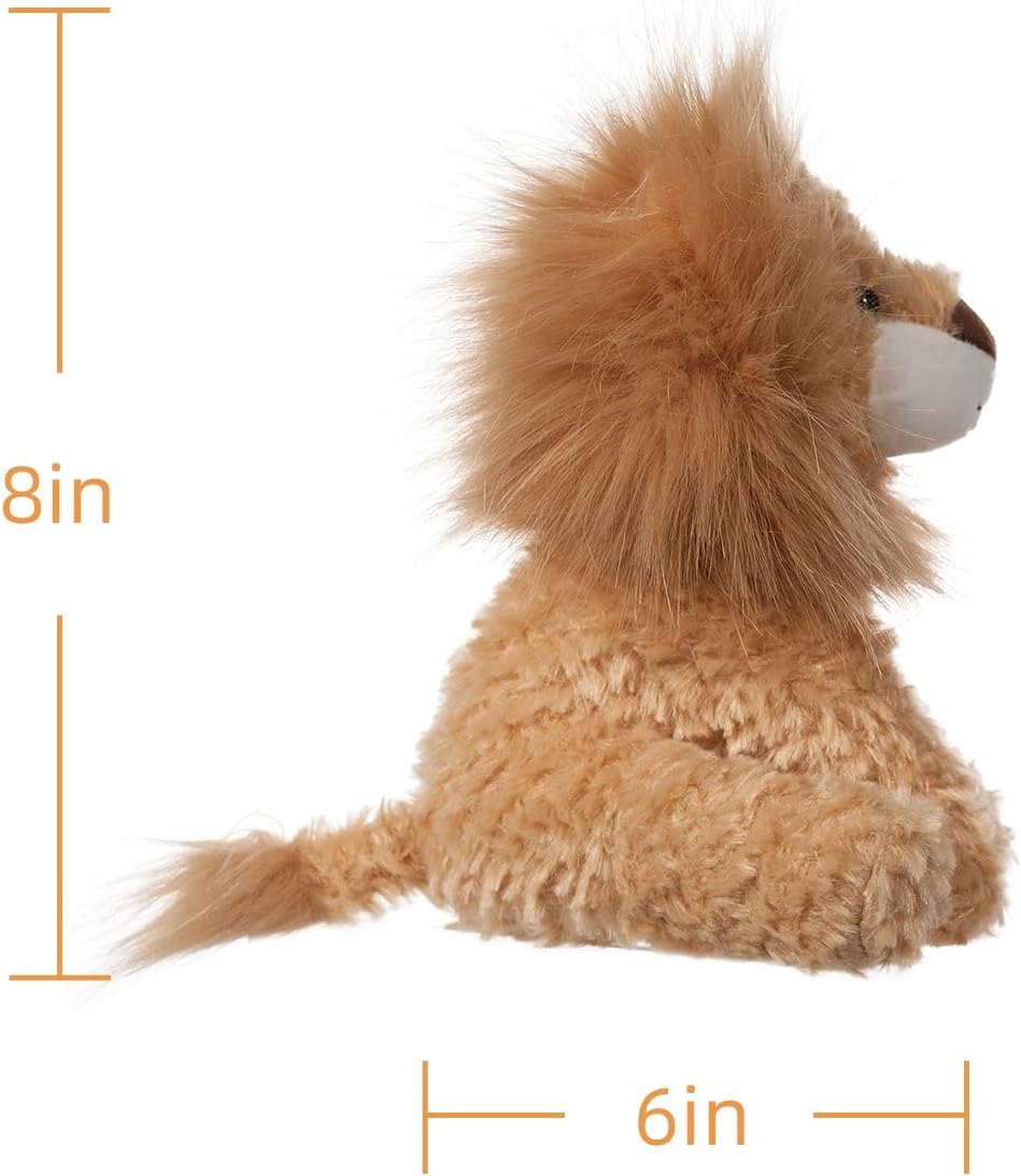 Toys Plush Yellow Plush Lion Soft Stuffed Animal for Kids 8''