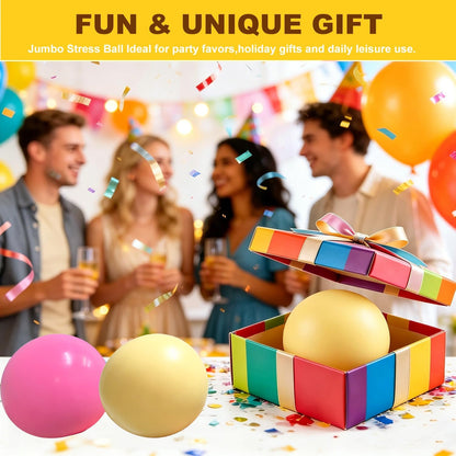 Giant Mochi Squishy Toy 10cm,Jumbo Squeeze Dough Ball,Super Soft Slow Rising Stress Relief Squeeze Ball, Large Flowing Creamy Texture Sensory Toy for Party Favor & Birthday Gifts,Big Squishy (Yellow)