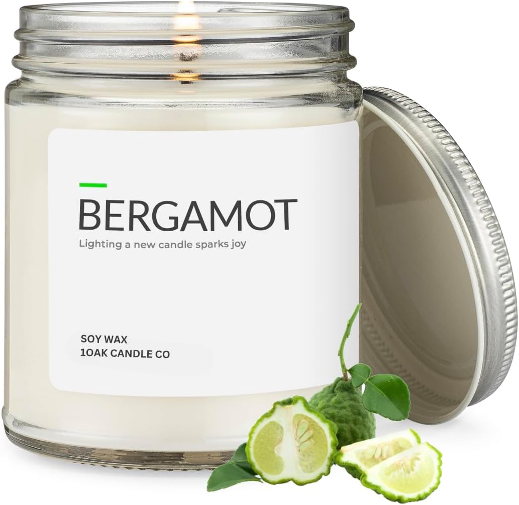 1OAK Lemon Candle - Citrus Candles for Home, Kitchen, & Summer - Fruity Candles Scented - Long Burning Premium Soy Wax Candle - Hand-Poured (7oz.)