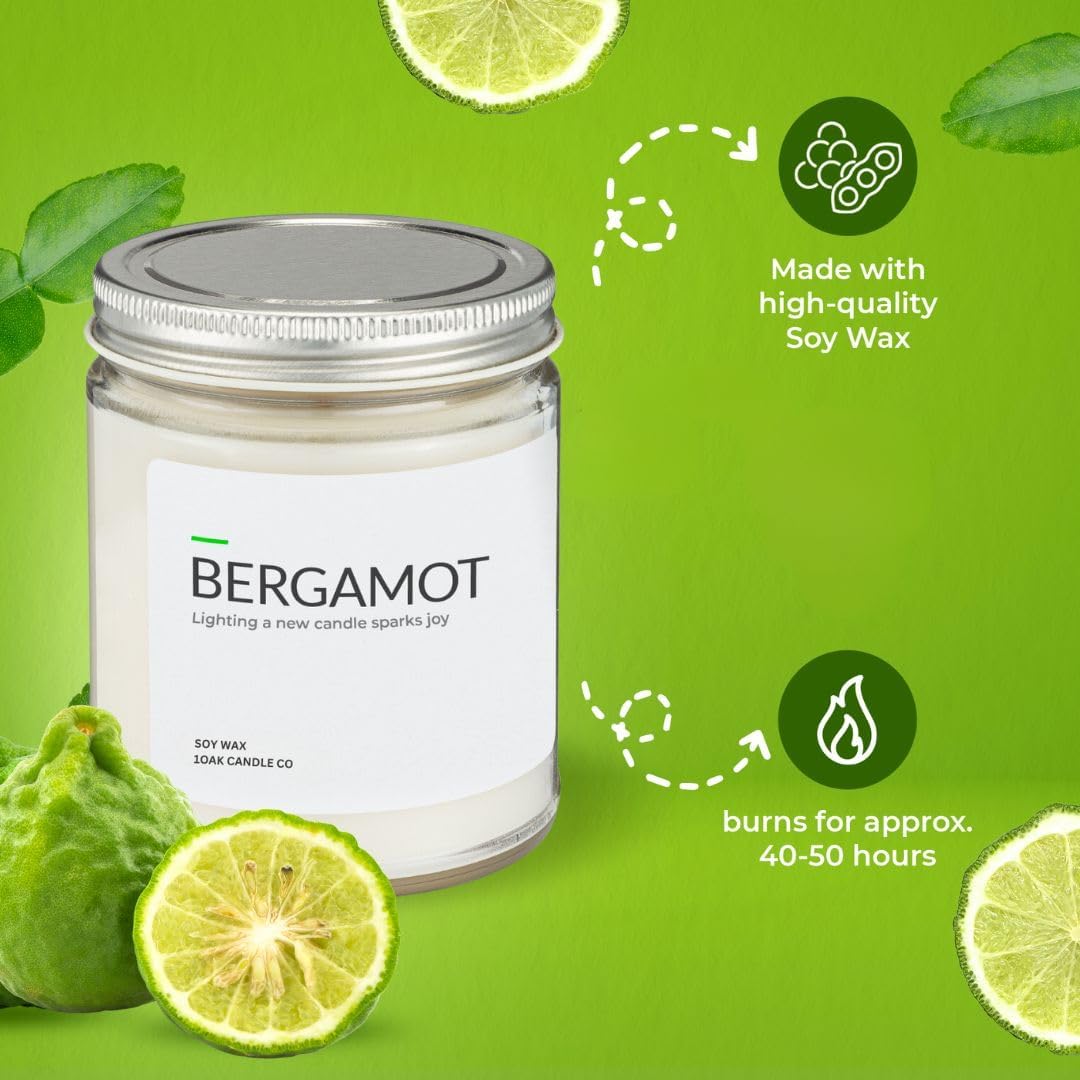 1OAK Lemon Candle - Citrus Candles for Home, Kitchen, & Summer - Fruity Candles Scented - Long Burning Premium Soy Wax Candle - Hand-Poured (7oz.)