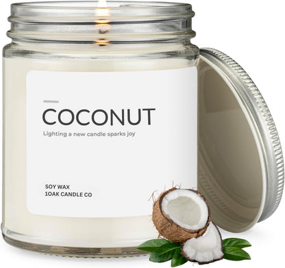1OAK Lemon Candle - Citrus Candles for Home, Kitchen, & Summer - Fruity Candles Scented - Long Burning Premium Soy Wax Candle - Hand-Poured (7oz.)