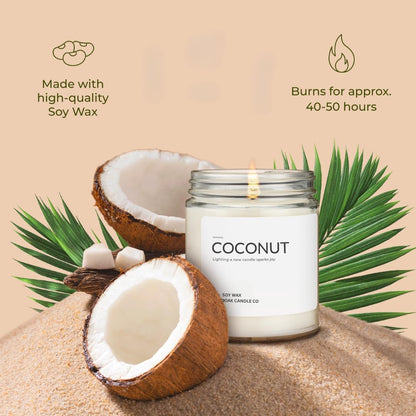 1OAK Lemon Candle - Citrus Candles for Home, Kitchen, & Summer - Fruity Candles Scented - Long Burning Premium Soy Wax Candle - Hand-Poured (7oz.)