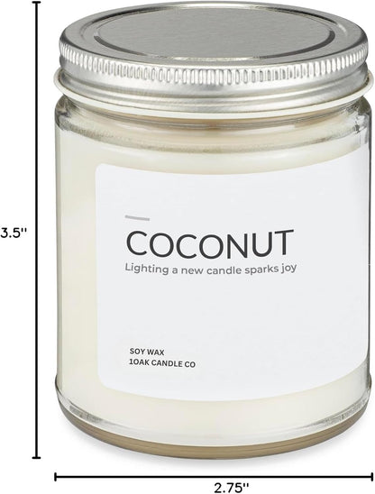 1OAK Lemon Candle - Citrus Candles for Home, Kitchen, & Summer - Fruity Candles Scented - Long Burning Premium Soy Wax Candle - Hand-Poured (7oz.)