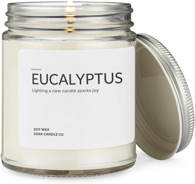 1OAK Lemon Candle - Citrus Candles for Home, Kitchen, & Summer - Fruity Candles Scented - Long Burning Premium Soy Wax Candle - Hand-Poured (7oz.)