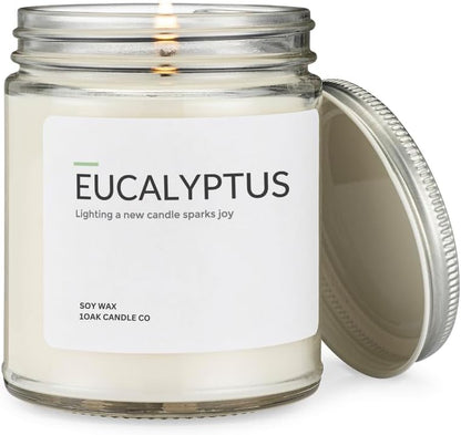 1OAK Lemon Candle - Citrus Candles for Home, Kitchen, & Summer - Fruity Candles Scented - Long Burning Premium Soy Wax Candle - Hand-Poured (7oz.)