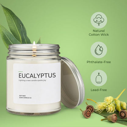 1OAK Lemon Candle - Citrus Candles for Home, Kitchen, & Summer - Fruity Candles Scented - Long Burning Premium Soy Wax Candle - Hand-Poured (7oz.)