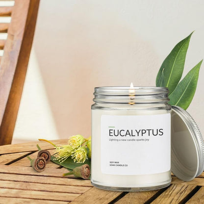 1OAK Lemon Candle - Citrus Candles for Home, Kitchen, & Summer - Fruity Candles Scented - Long Burning Premium Soy Wax Candle - Hand-Poured (7oz.)