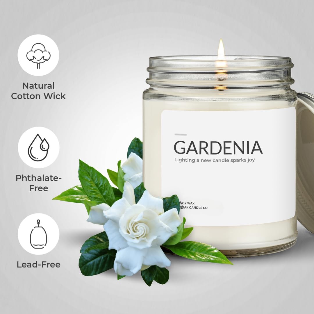 1OAK Lemon Candle - Citrus Candles for Home, Kitchen, & Summer - Fruity Candles Scented - Long Burning Premium Soy Wax Candle - Hand-Poured (7oz.)