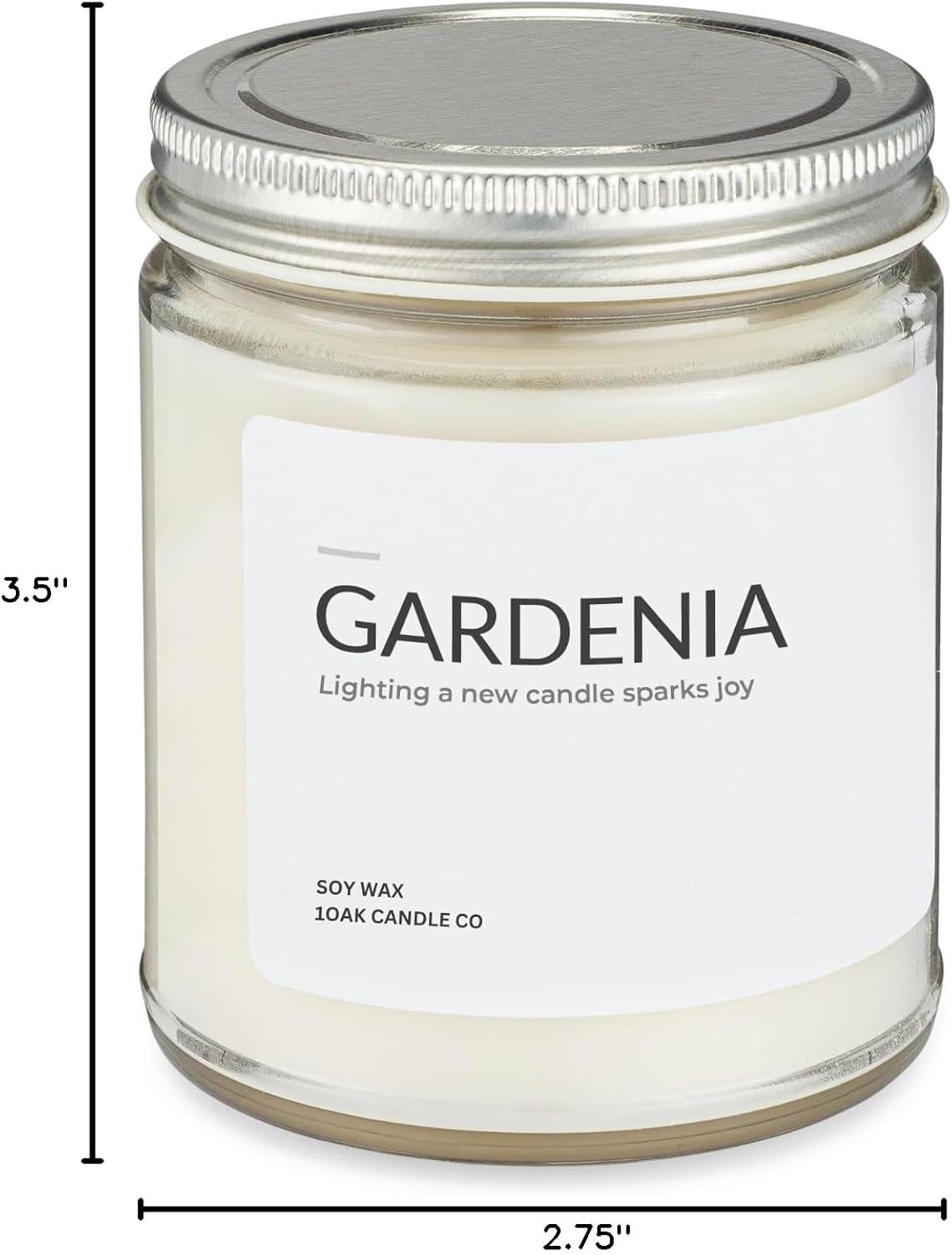 1OAK Lemon Candle - Citrus Candles for Home, Kitchen, & Summer - Fruity Candles Scented - Long Burning Premium Soy Wax Candle - Hand-Poured (7oz.)
