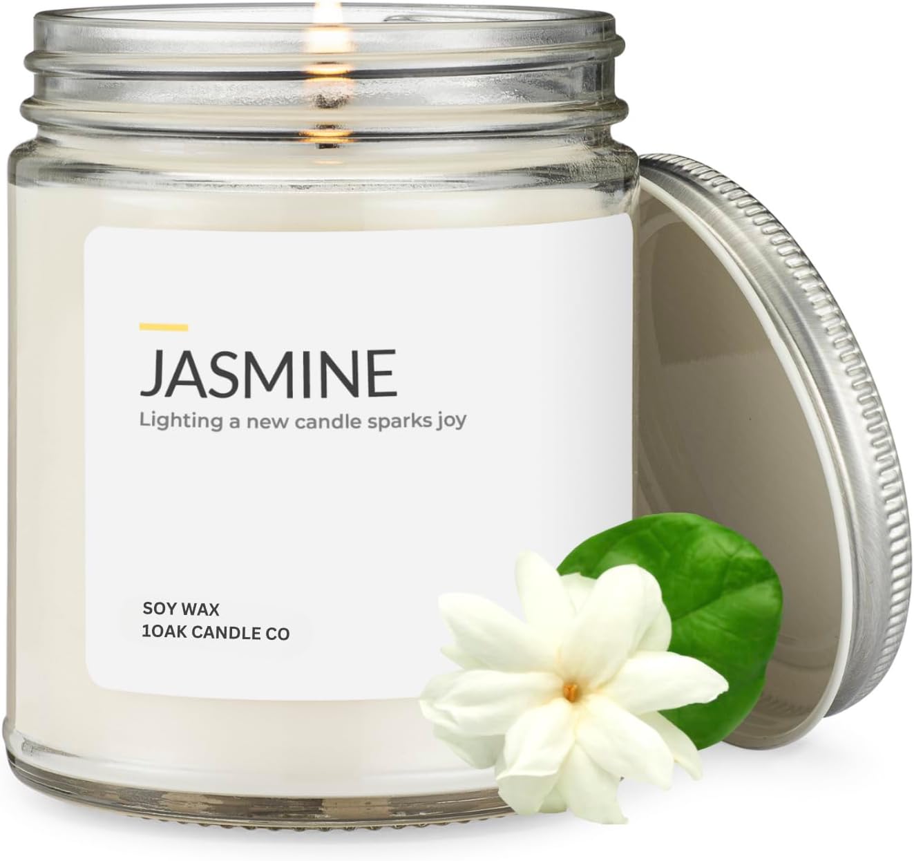 1OAK Lemon Candle - Citrus Candles for Home, Kitchen, & Summer - Fruity Candles Scented - Long Burning Premium Soy Wax Candle - Hand-Poured (7oz.)