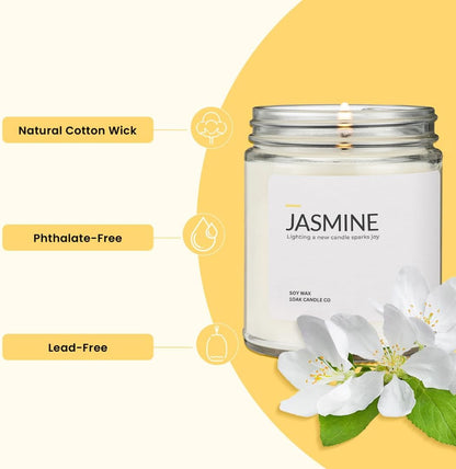1OAK Lemon Candle - Citrus Candles for Home, Kitchen, & Summer - Fruity Candles Scented - Long Burning Premium Soy Wax Candle - Hand-Poured (7oz.)