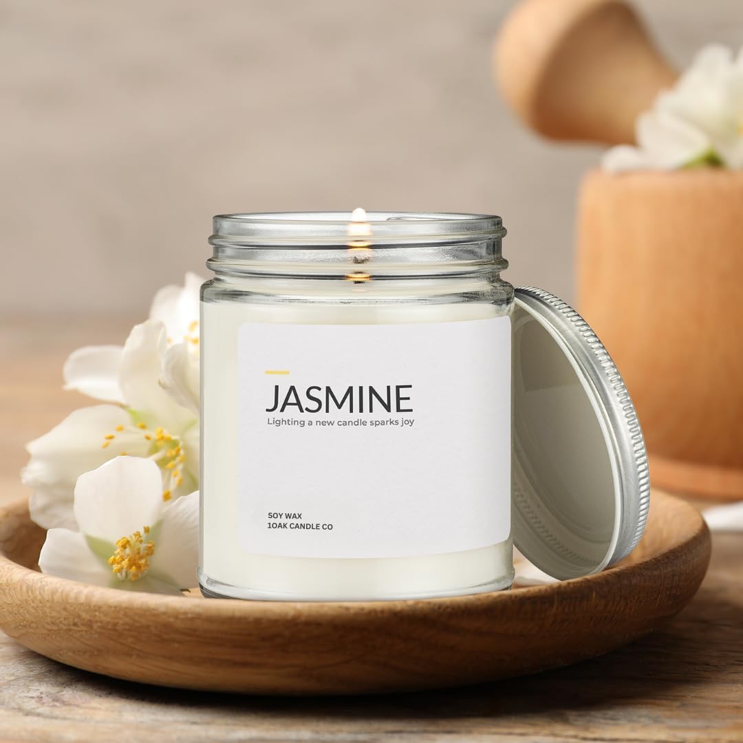1OAK Lemon Candle - Citrus Candles for Home, Kitchen, & Summer - Fruity Candles Scented - Long Burning Premium Soy Wax Candle - Hand-Poured (7oz.)