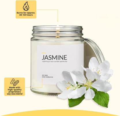 1OAK Lemon Candle - Citrus Candles for Home, Kitchen, & Summer - Fruity Candles Scented - Long Burning Premium Soy Wax Candle - Hand-Poured (7oz.)