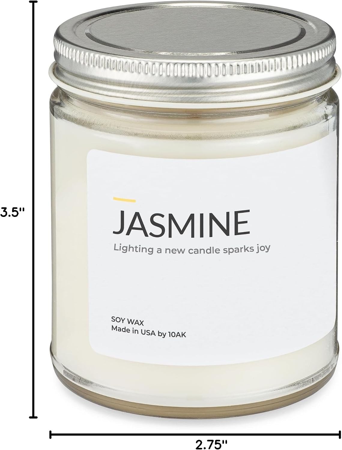 1OAK Lemon Candle - Citrus Candles for Home, Kitchen, & Summer - Fruity Candles Scented - Long Burning Premium Soy Wax Candle - Hand-Poured (7oz.)