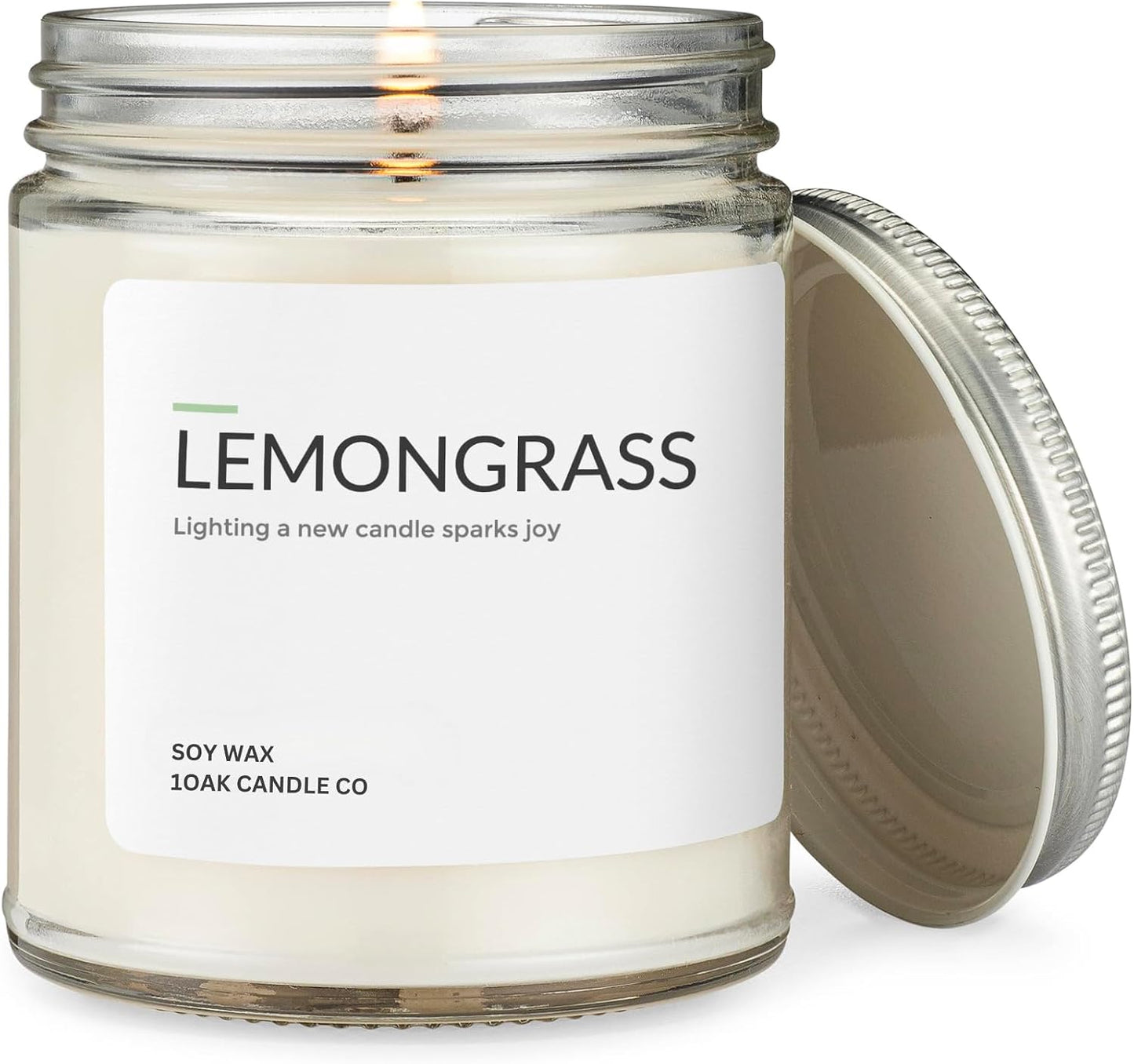 1OAK Lemon Candle - Citrus Candles for Home, Kitchen, & Summer - Fruity Candles Scented - Long Burning Premium Soy Wax Candle - Hand-Poured (7oz.)