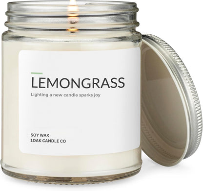 1OAK Lemon Candle - Citrus Candles for Home, Kitchen, & Summer - Fruity Candles Scented - Long Burning Premium Soy Wax Candle - Hand-Poured (7oz.)