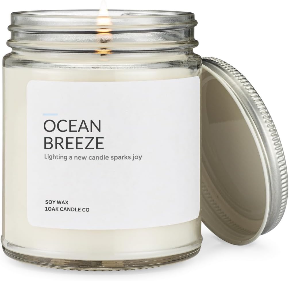 1OAK Lemon Candle - Citrus Candles for Home, Kitchen, & Summer - Fruity Candles Scented - Long Burning Premium Soy Wax Candle - Hand-Poured (7oz.)