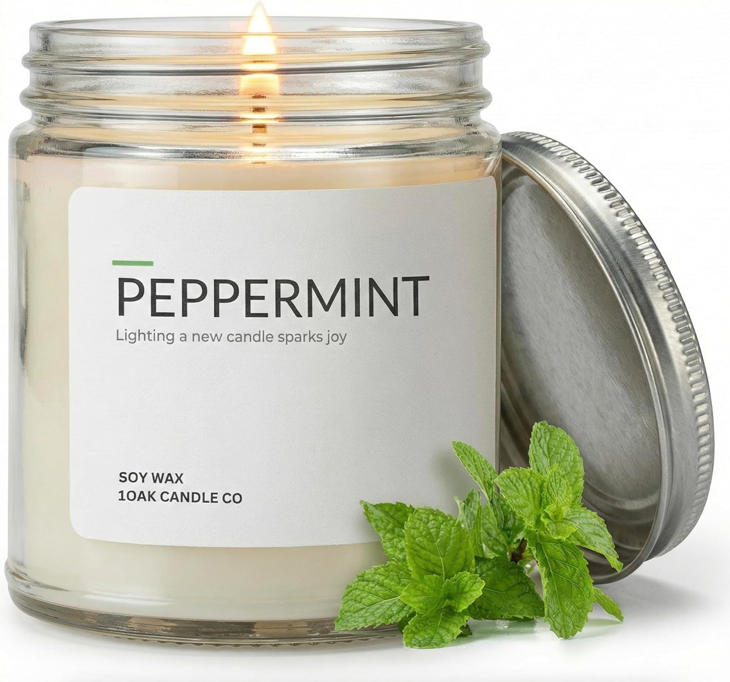 1OAK Lemon Candle - Citrus Candles for Home, Kitchen, & Summer - Fruity Candles Scented - Long Burning Premium Soy Wax Candle - Hand-Poured (7oz.)