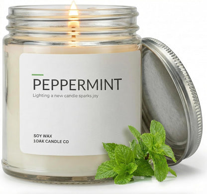 1OAK Lemon Candle - Citrus Candles for Home, Kitchen, & Summer - Fruity Candles Scented - Long Burning Premium Soy Wax Candle - Hand-Poured (7oz.)