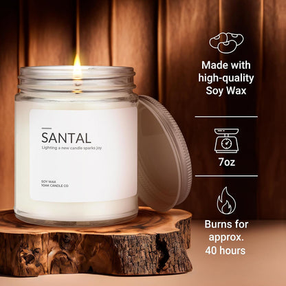 1OAK Lemon Candle - Citrus Candles for Home, Kitchen, & Summer - Fruity Candles Scented - Long Burning Premium Soy Wax Candle - Hand-Poured (7oz.)