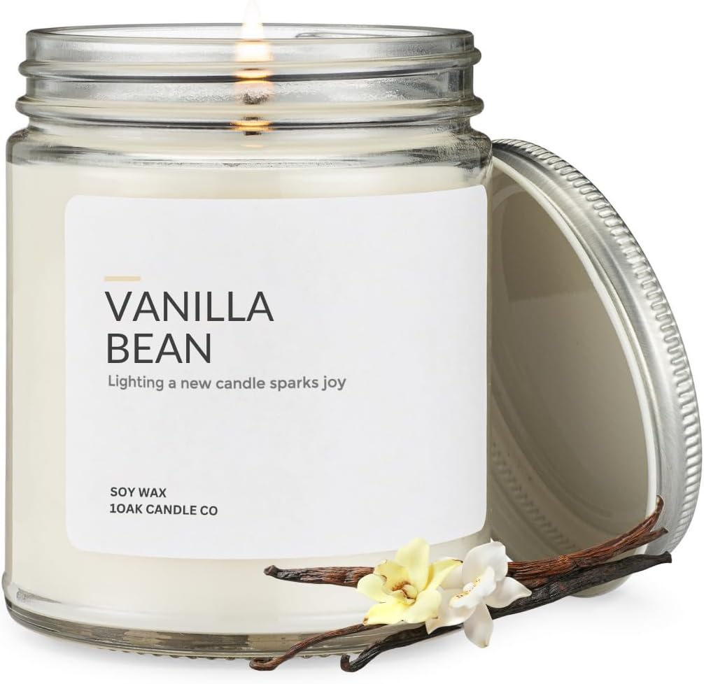 1OAK Lemon Candle - Citrus Candles for Home, Kitchen, & Summer - Fruity Candles Scented - Long Burning Premium Soy Wax Candle - Hand-Poured (7oz.)
