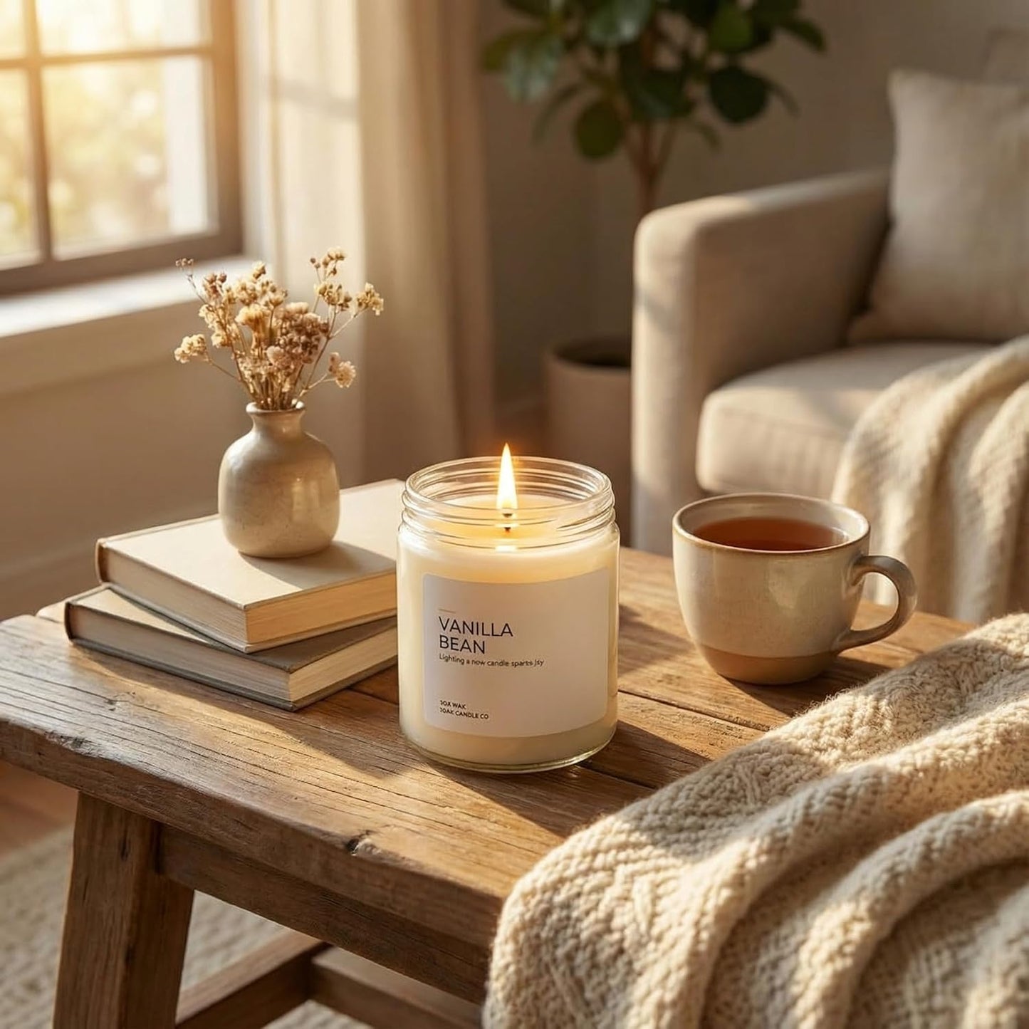 1OAK Lemon Candle - Citrus Candles for Home, Kitchen, & Summer - Fruity Candles Scented - Long Burning Premium Soy Wax Candle - Hand-Poured (7oz.)