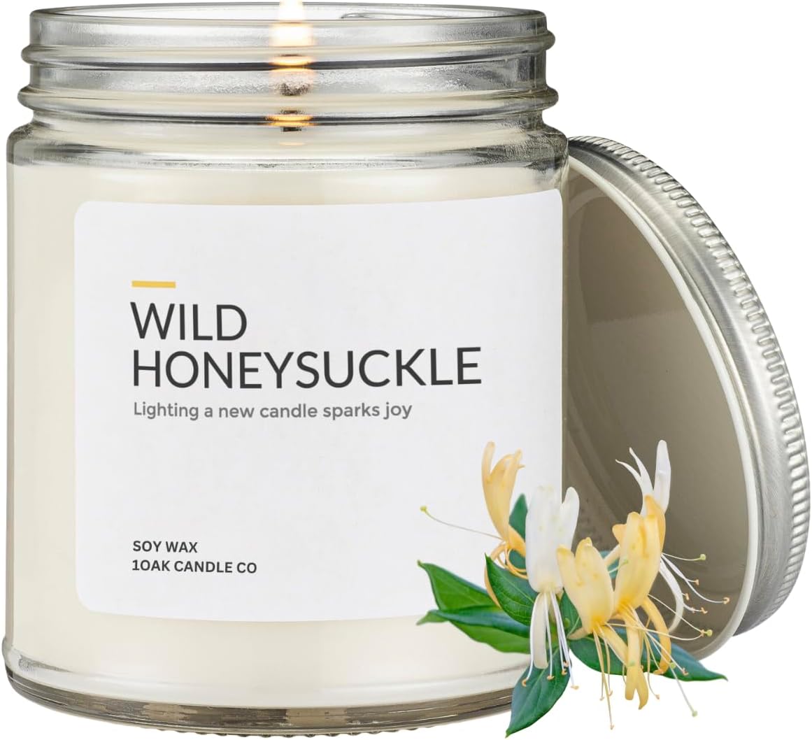 1OAK Lemon Candle - Citrus Candles for Home, Kitchen, & Summer - Fruity Candles Scented - Long Burning Premium Soy Wax Candle - Hand-Poured (7oz.)