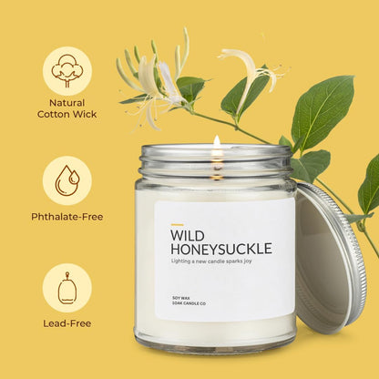 1OAK Lemon Candle - Citrus Candles for Home, Kitchen, & Summer - Fruity Candles Scented - Long Burning Premium Soy Wax Candle - Hand-Poured (7oz.)