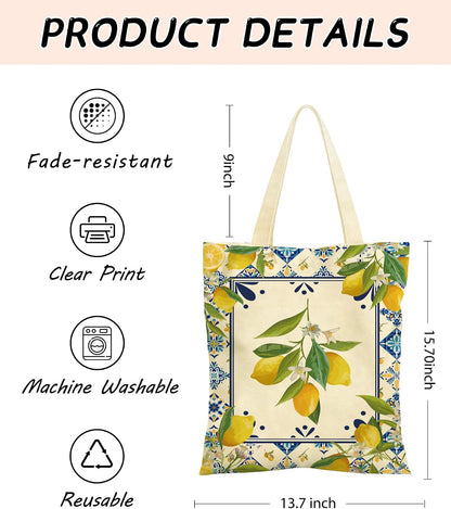 Canvas Tote Bag with Snap Zip Pocket, City Travel Essential Souvenir Gift | city souvenir, durable canvas tote, snap closure, zip inner pocket, travel essential