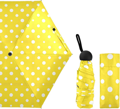 Whale Species Ocean Umbrellas for RainFunny Windproof Small Folding Compact Mini Travel Umbrella for Purse Lightweight Portable Pocket for Women