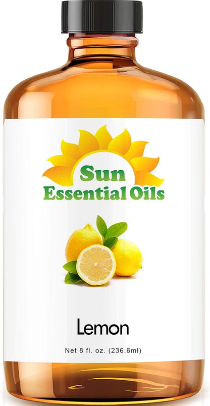 Lemon 16 oz Essential Oil | Premium Essential Oils for Diffusers, Aromatherapy, Massage, Candle & Soap Making, & Home Scent Fragrance