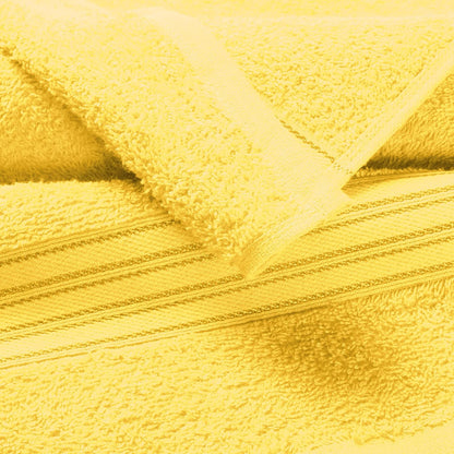 100% Cotton 2 Pack Bath Towel Set 28x55, Eco-Friendly Large Bath Towels, Compact Quickdry Lightweight Soft & Highly Absorbent Bath Towel, Ideal for Everyday Gym Travel Camp Pool - Lime Yellow