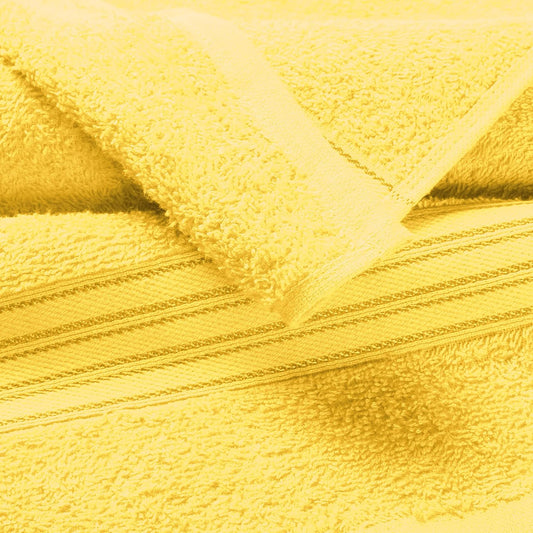 100% Cotton 2 Pack Bath Towel Set 28x55, Eco-Friendly Large Bath Towels, Compact Quickdry Lightweight Soft & Highly Absorbent Bath Towel, Ideal for Everyday Gym Travel Camp Pool - Lime Yellow