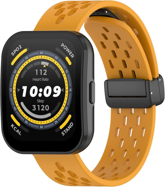 Fit for Amazfit Bip 5 Replacement Watch Bands Women Men, 22mm Adjustable Sport Soft Silicone Bands Straps Wristbands Bracelet Fit for Amazfit Bip 5 (A2215) Smartwatch