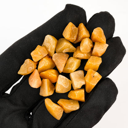 100 carats Yellow Aventurine Crystals, Raw Stones, Rough Gemstones, Jewelry Making Supply, Cabbing, Polishing, Cutting, DIY, Crafts (20-22pcs) (8-12mm)