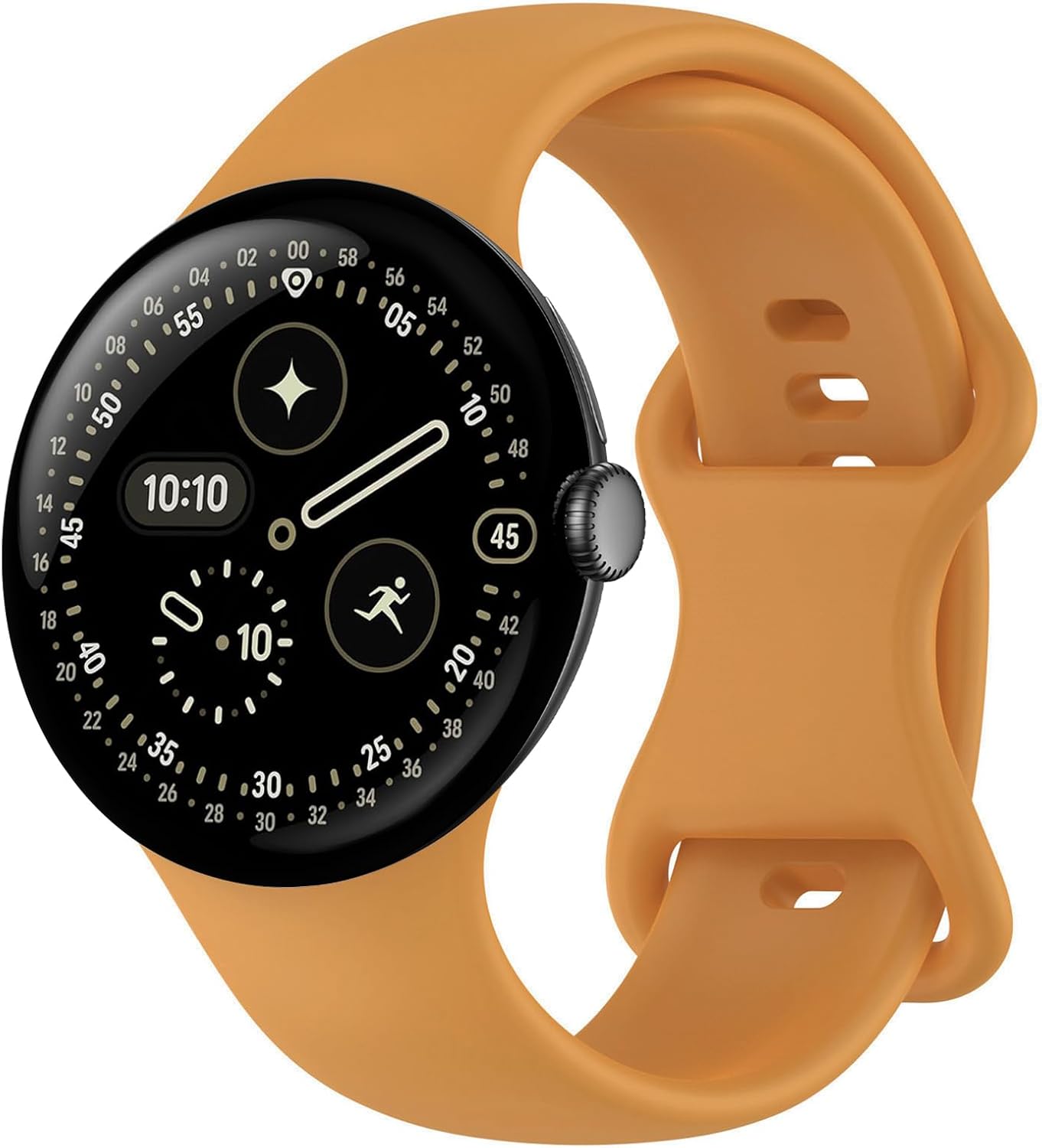 Band Compatible with Google Pixel Watch 1/2/3/4, Soft Silicone Sport Replacement Straps Bracelet for Google Pixel Watch