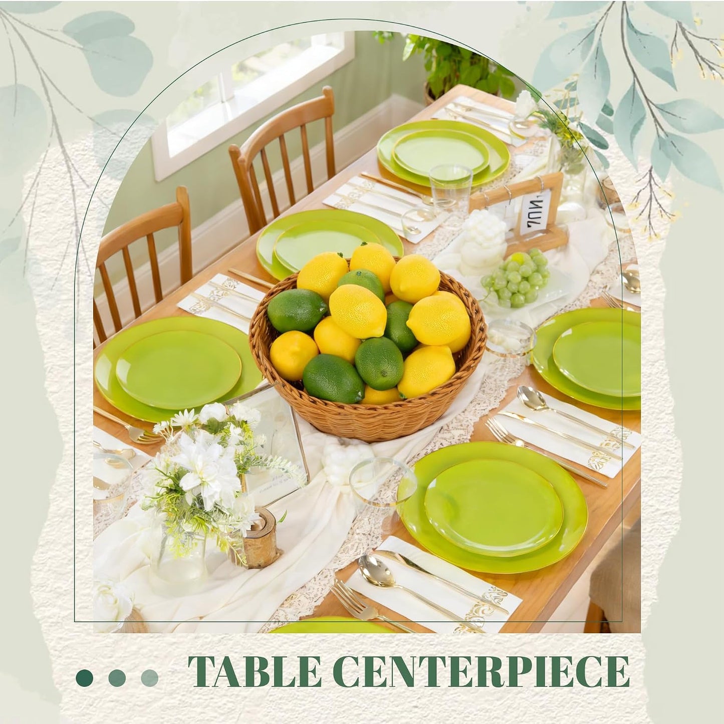 20PCS Fake Lemons, Yellow Green Artificial Lemons, Matte Finish Fruit Decor for Kitchen Fruit Bowl Table Centerpiece & Photography