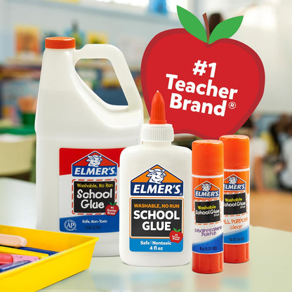Disappearing Purple School Glue Sticks, Washable, 7 Grams, 60 Count - Back to School Supplies, Classroom Pack, #1 Teacher Brand