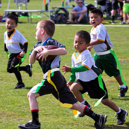 14/28 Player Flag Football Belt Set, Adjustable Football Flag and Belts Gift for Kid Youth Sports Team Backyard Game