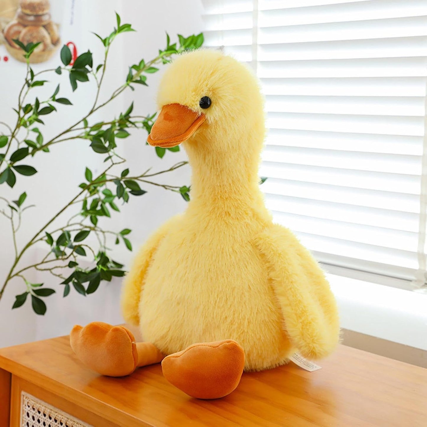 Duck Plush 11.8 inch Cute Stuffed Animal Ultra Soft Plushies Toys Kawaii Gifts for Kids Adults Yellow