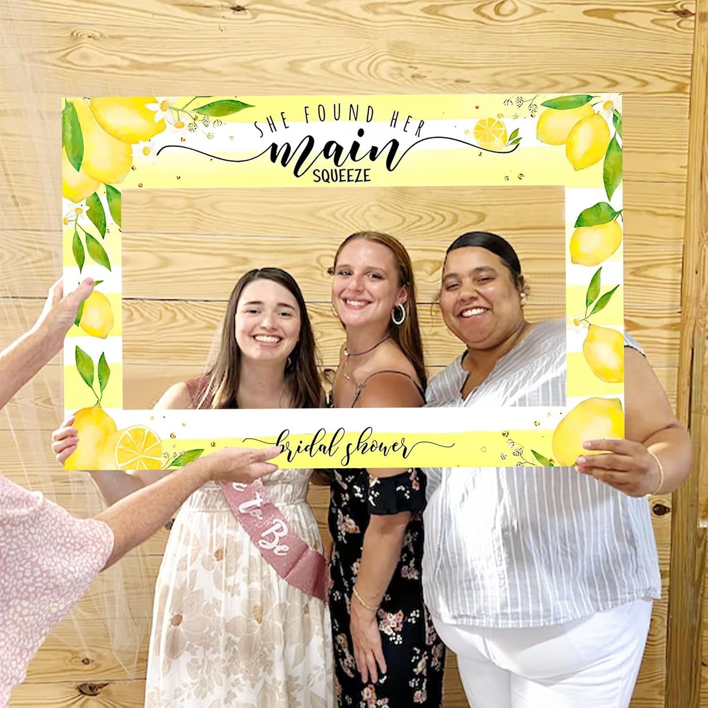 Lemon Bridal Shower Party Photo Booth Props Lemon Citrus Lemonade Theme Bride to Be Bachelorette Wedding Engagement Final Fiesta Hen Party Decor