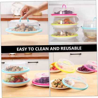 3pcs Portable Bowl Seal Lid Food-grade Silicone Microwave Cover for Easy Food Preservation Stackable Lightweight and Yellow