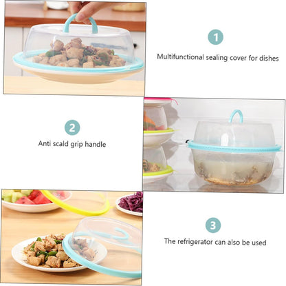 3pcs Portable Bowl Seal Lid Food-grade Silicone Microwave Cover for Easy Food Preservation Stackable Lightweight and Yellow