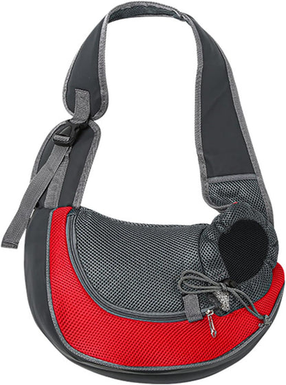 Pet Sling Carrier, Small Dog Sling Carrier, Puppy Cat Carrying Bag Purse Pouch, for Pooch Doggy Doggie Yorkie Chihuahua Baby Papoose Bjorn, Travel Front Backpack Chest Body Holder Pack (Yellow)