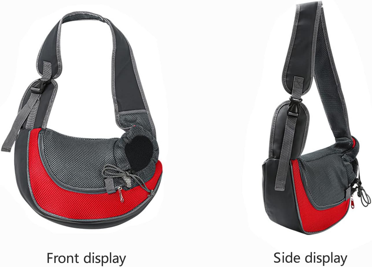 Pet Sling Carrier, Small Dog Sling Carrier, Puppy Cat Carrying Bag Purse Pouch, for Pooch Doggy Doggie Yorkie Chihuahua Baby Papoose Bjorn, Travel Front Backpack Chest Body Holder Pack (Yellow)