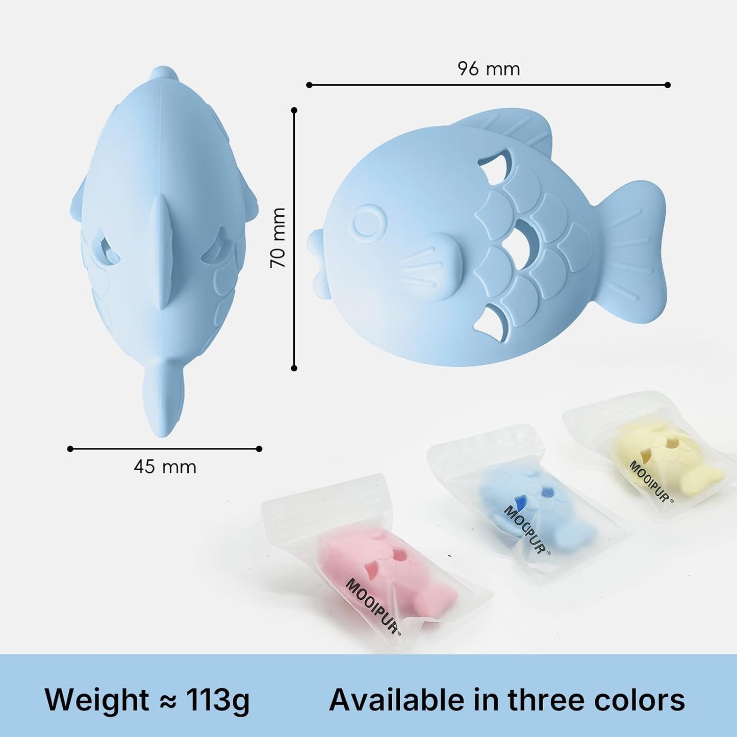 Fish Cat Teething Toy, Food-Grade Silicone Pet Treat Dispensing Toy for Cat & Dog Dental Care Chew (Yellow)
