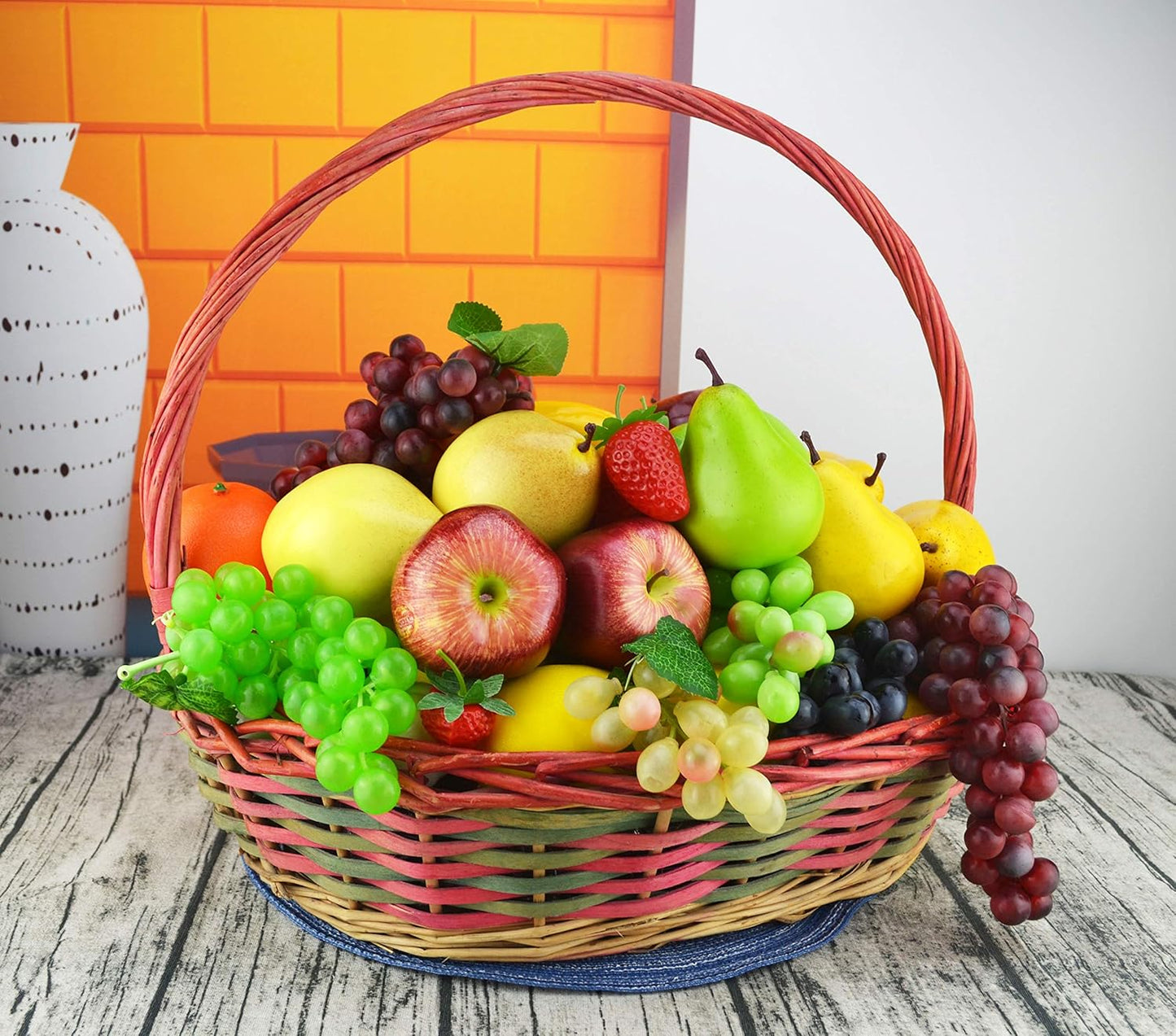Artificial Lemons Simulation Lifelike Small Lemons Fake Fruit for Home Kitchen Wedding Party Decoration Photography 20pcs Set (Yellow)