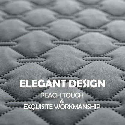 3X Stronger Waterproof Pet Blanket, Scratch Proof Furniture Protector for Dogs Cats, Reversible Cover 30x70 Inch, Dark Grey/Light Grey